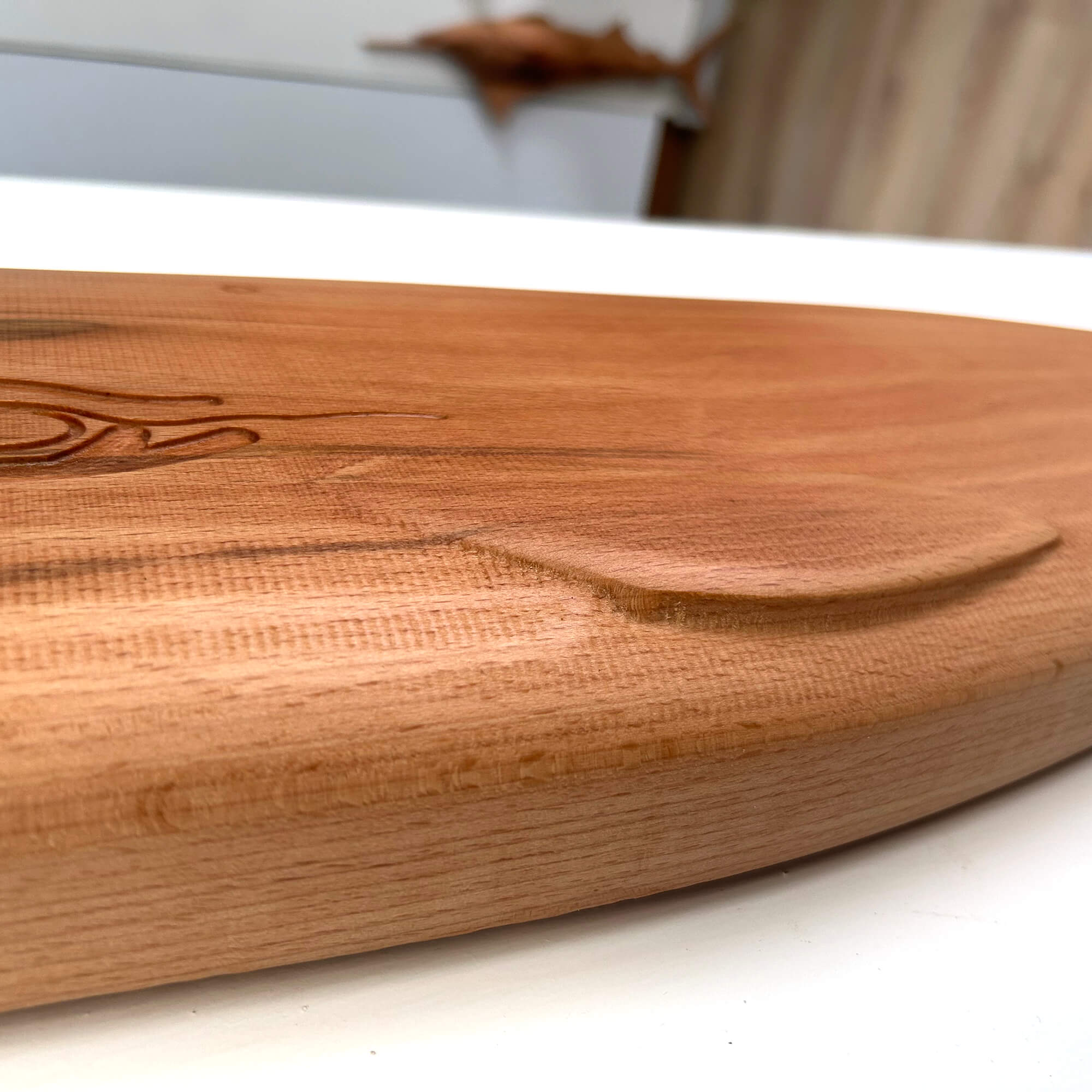 Whale Wall Carving