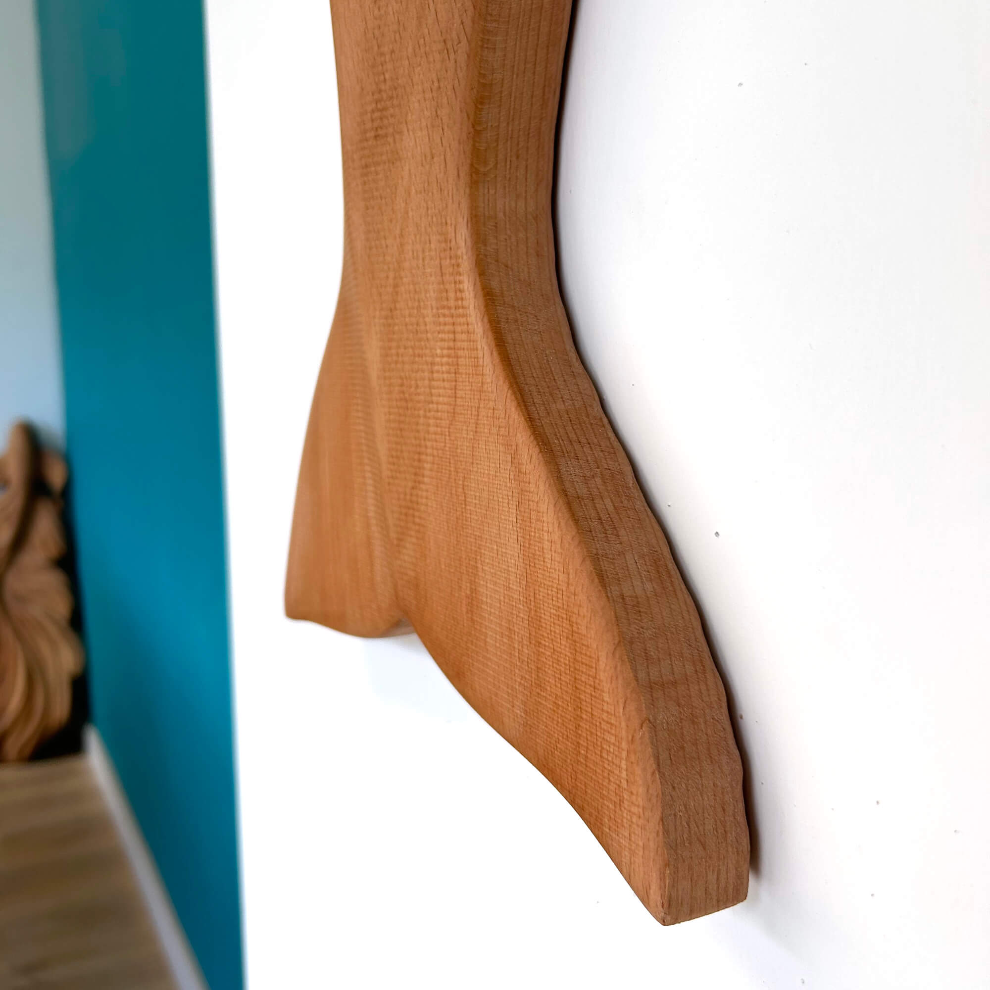 Whale Wall Carving