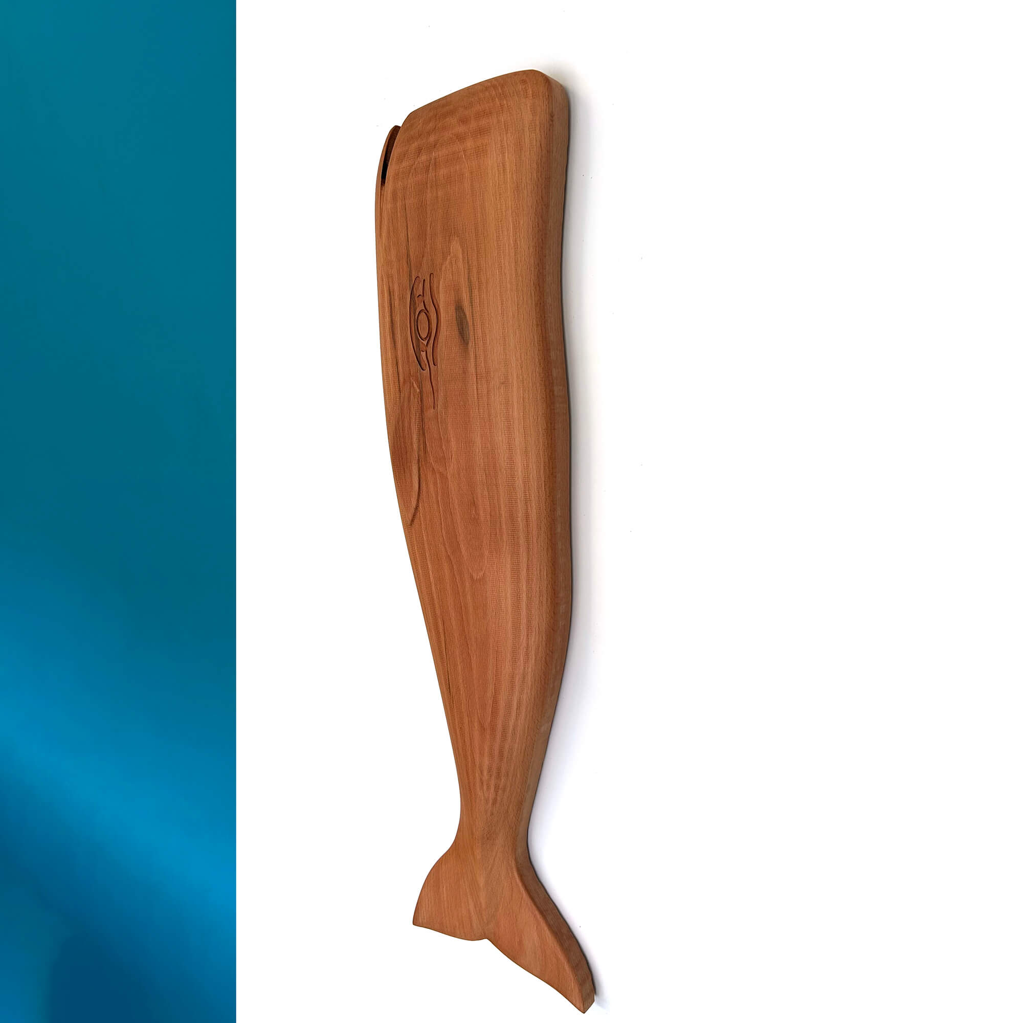 Whale Wall Carving