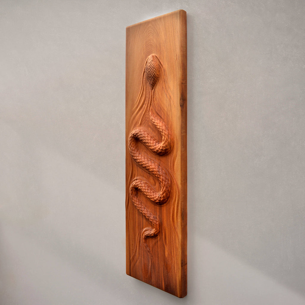 Snake Wall Carving