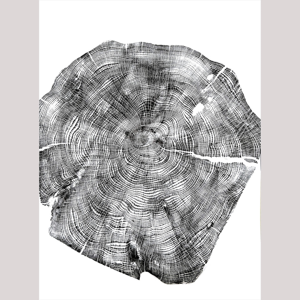 125 — Black Sea Forest · Hand Pressed Print