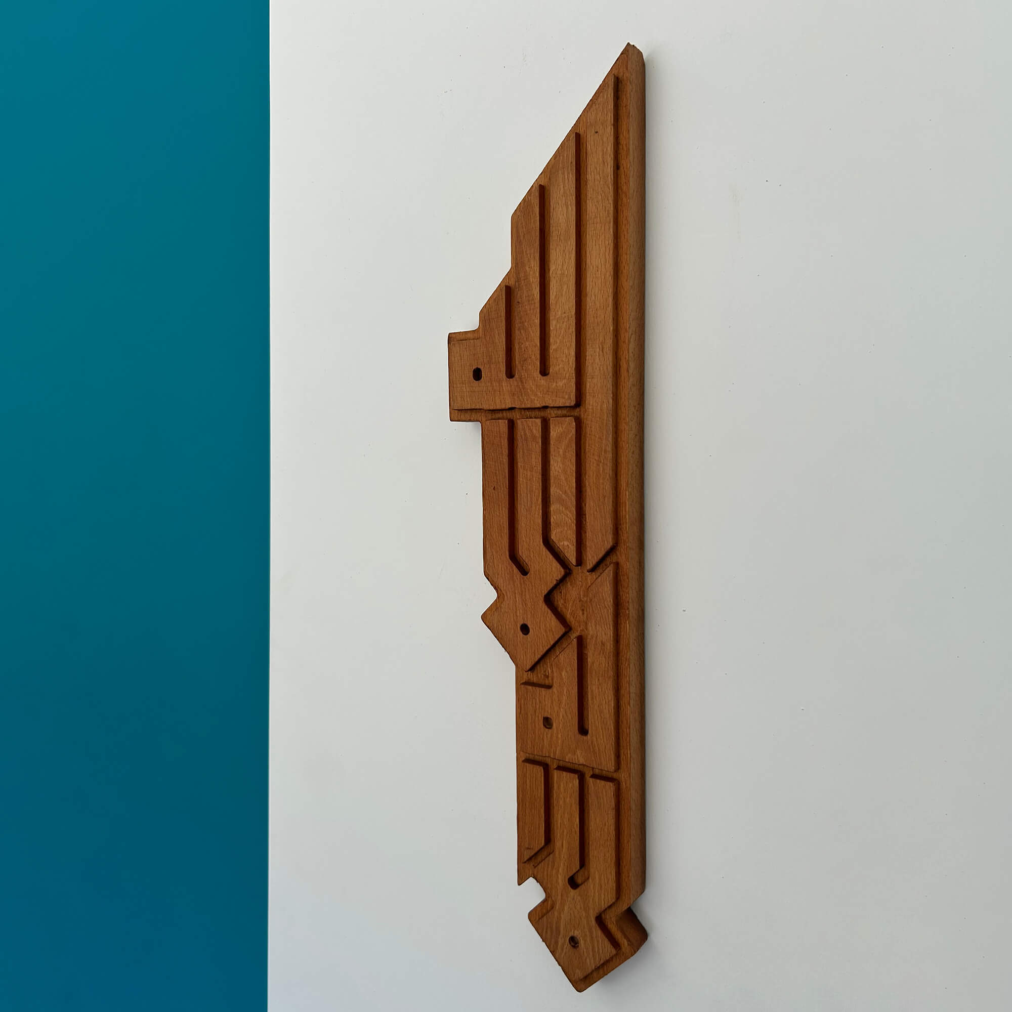 Allah Wall Carving — Kufi Calligraphy