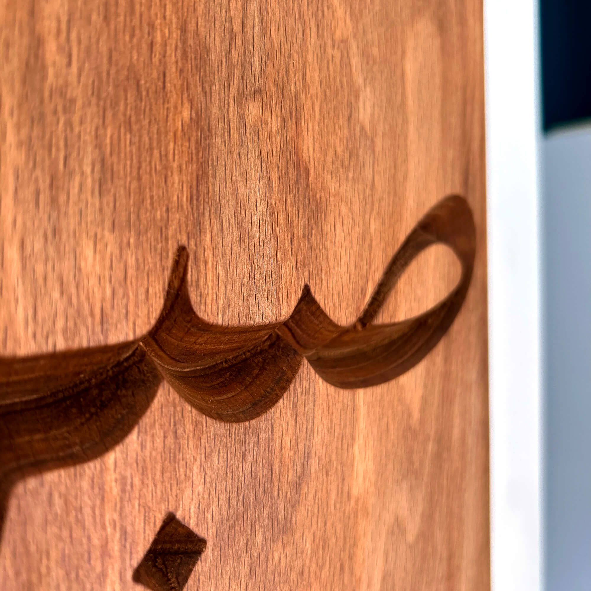 Sabr Wall Carving — Arabic Calligraphy