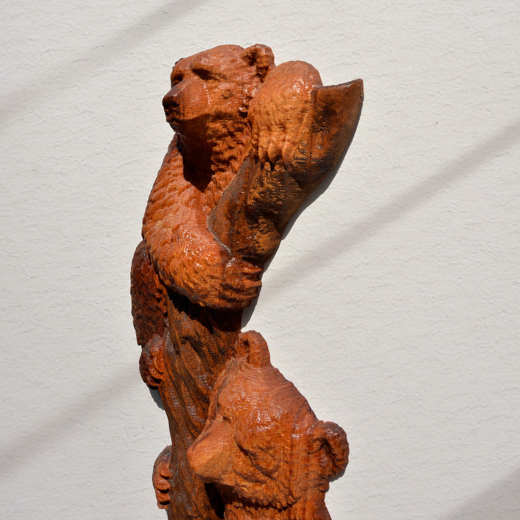 Bear Wall Carving