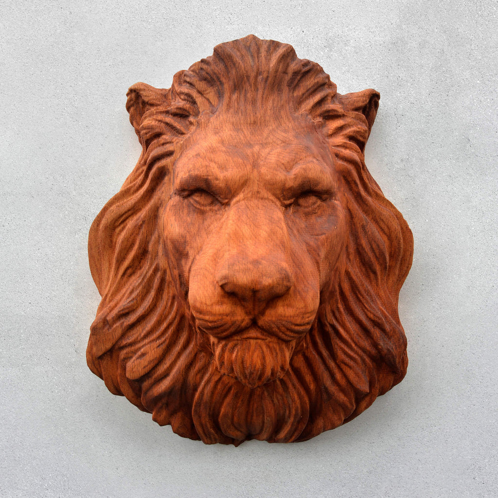 Lion Wall Carving