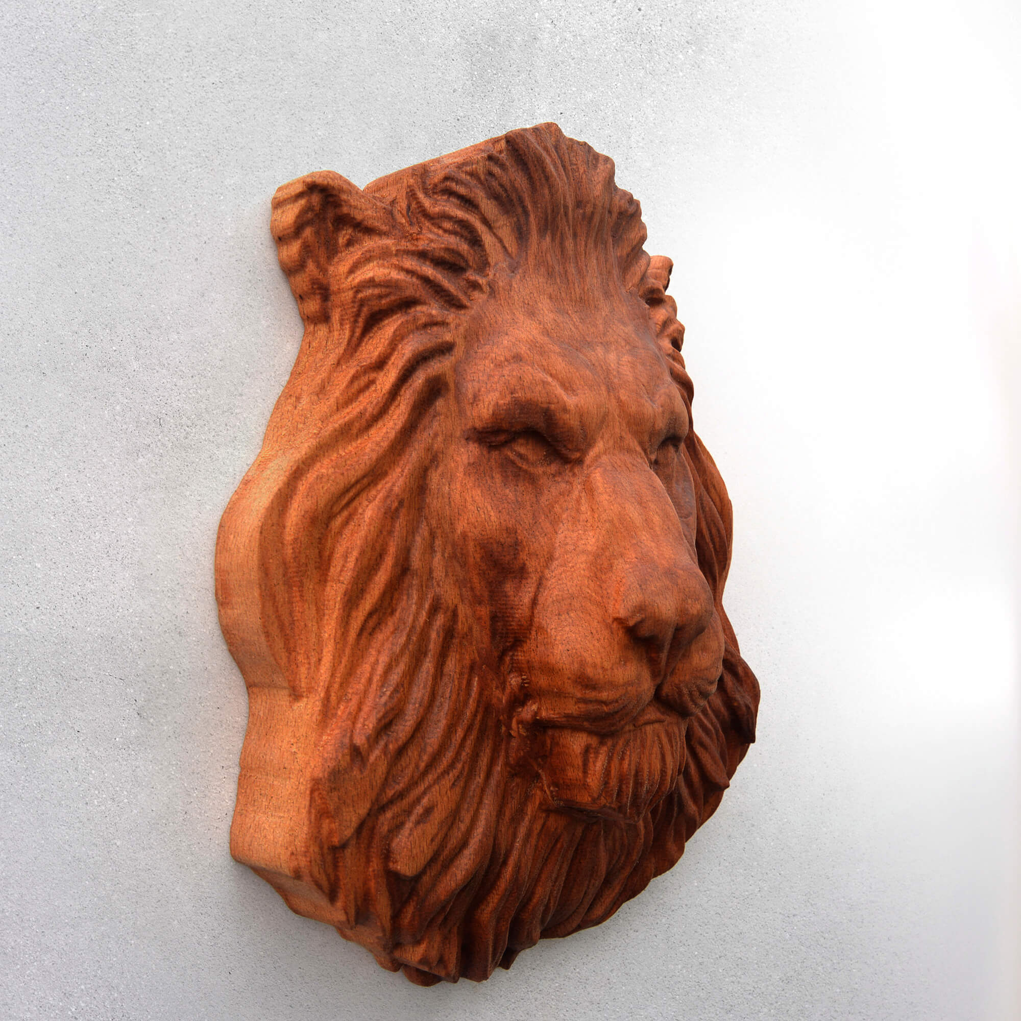 Lion Wall Carving