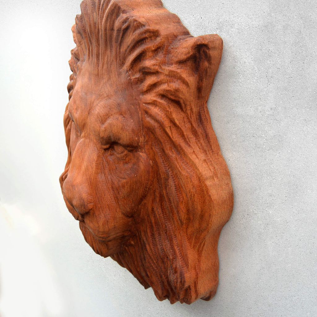 Lion Wall Carving