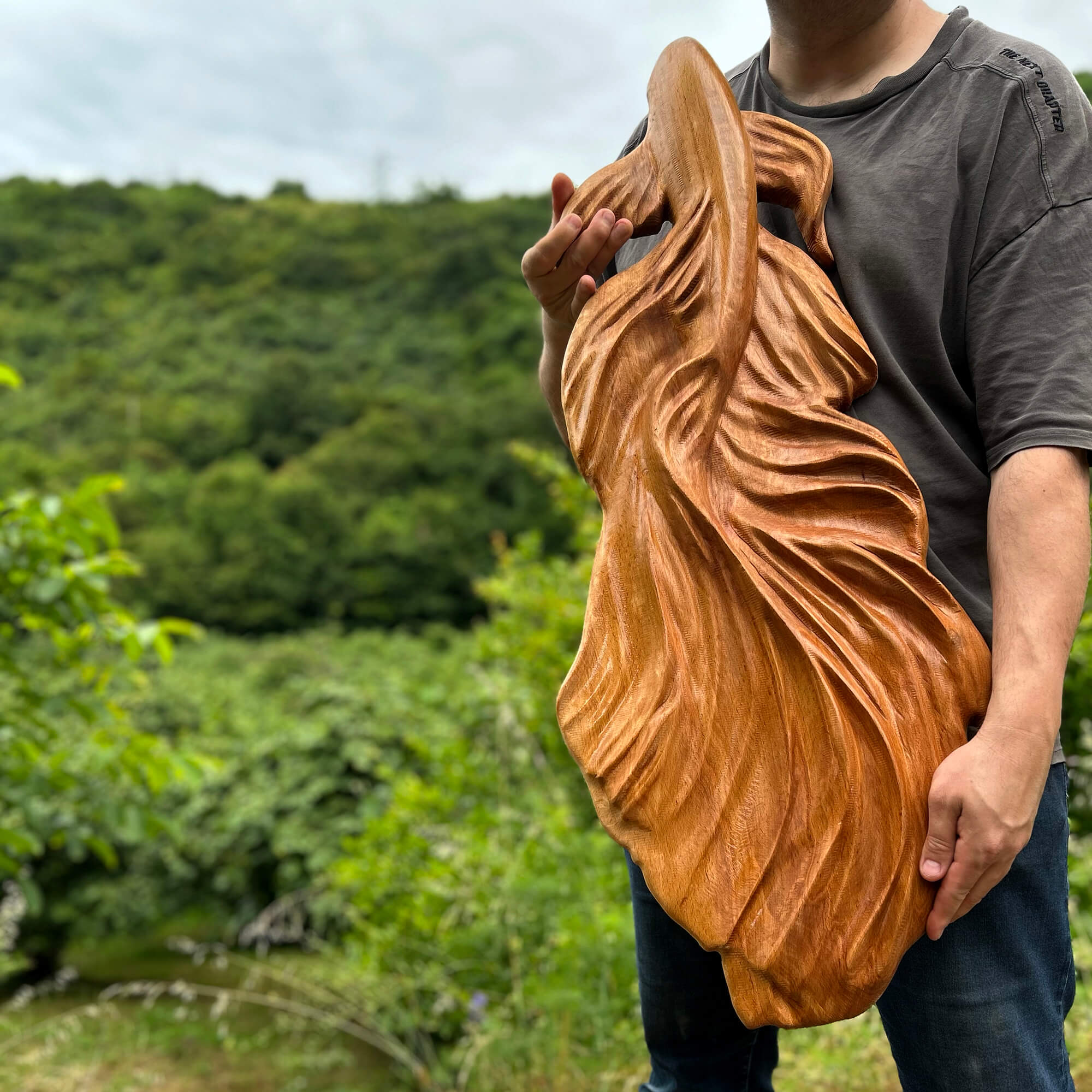 Betta Fish Wall Carving