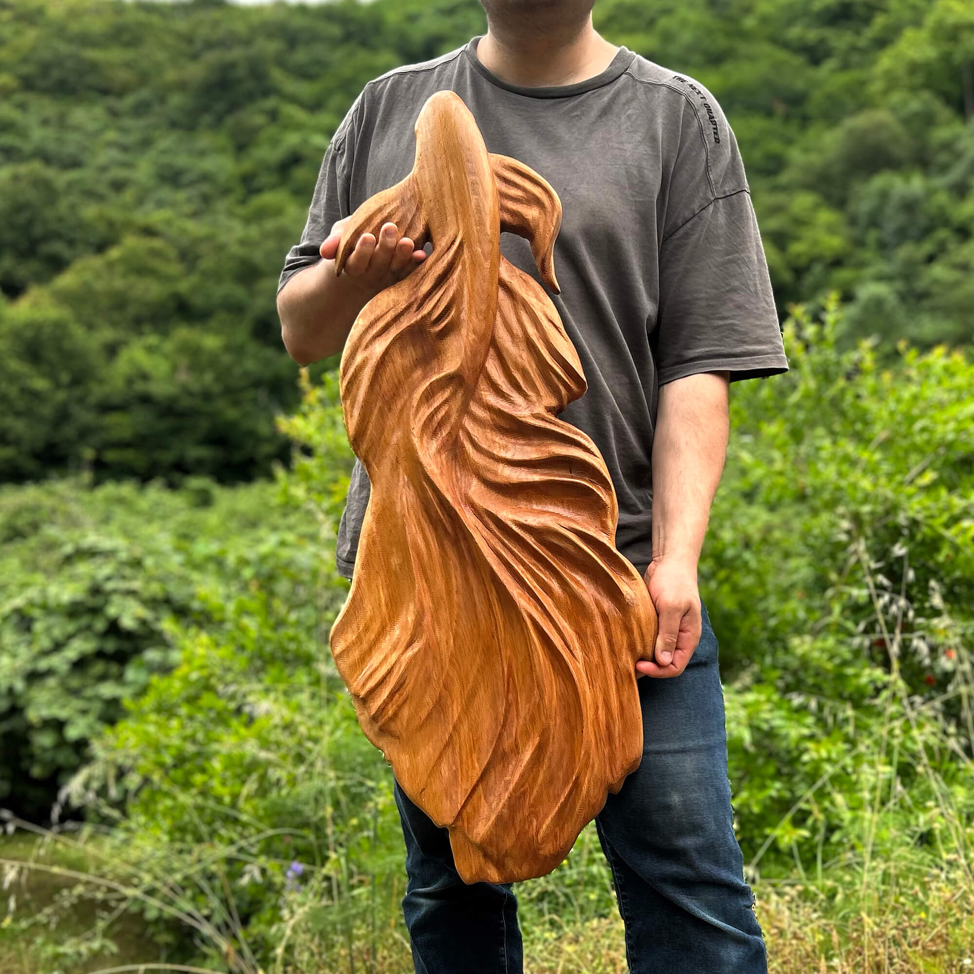 Betta Fish Wall Carving