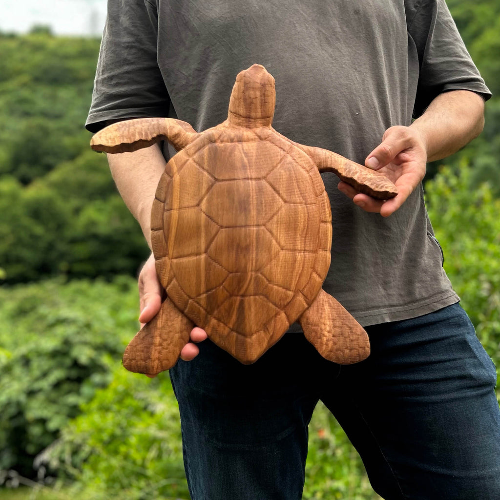 Sea Turtle Wall Carving