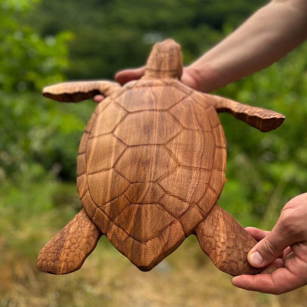 Sea Turtle Wall Carving
