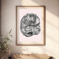 106 — Black Sea Forest · Hand Pressed Print