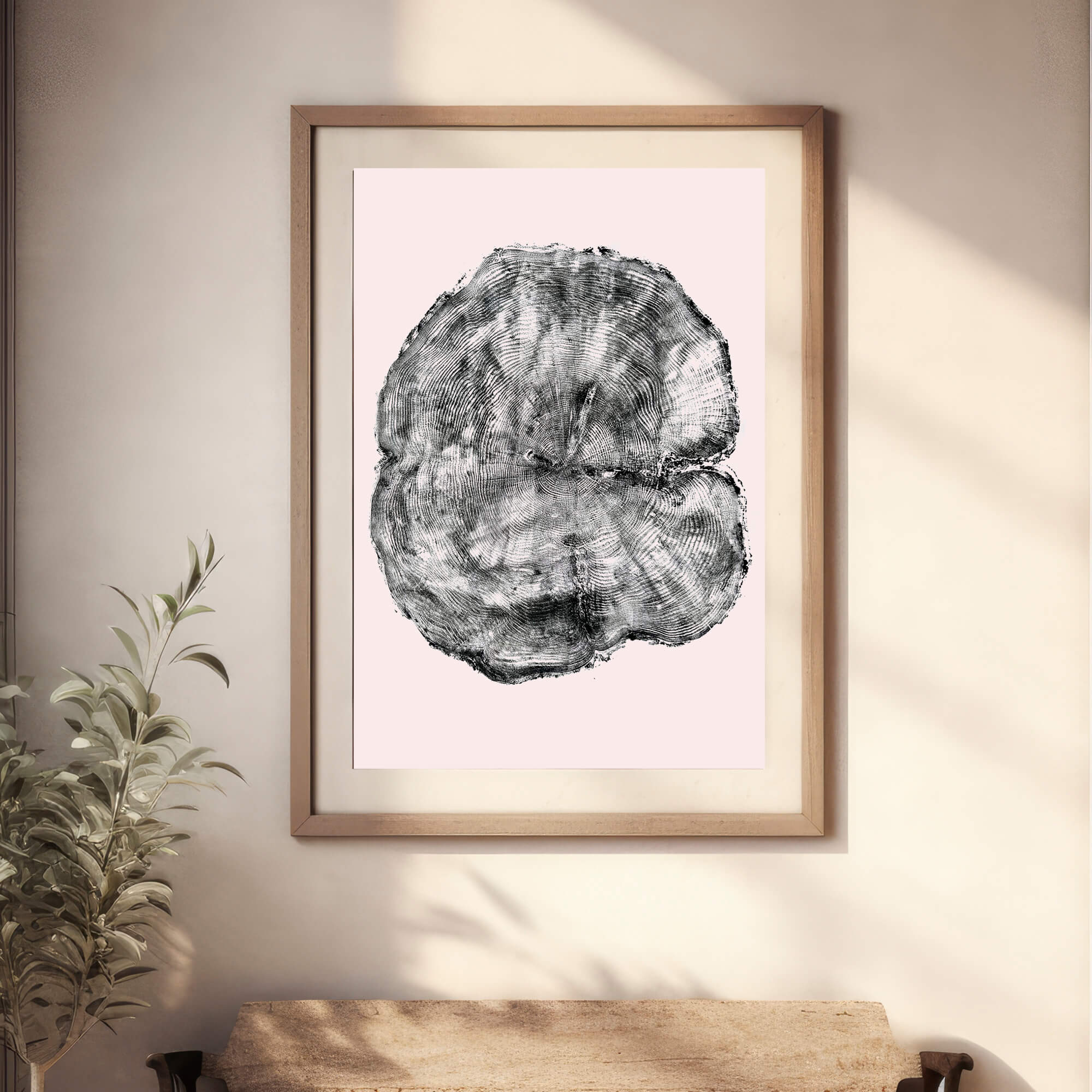 106 — Black Sea Forest · Hand Pressed Print