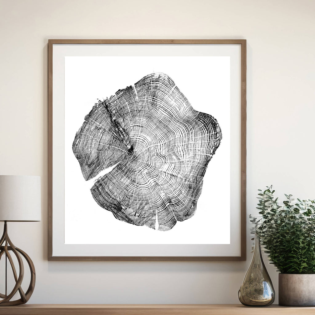 72 — Black Sea Forest · Hand Pressed Print