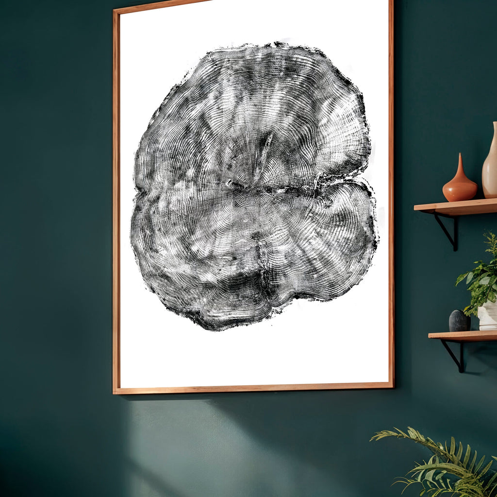 106 — Black Sea Forest · Hand Pressed Print