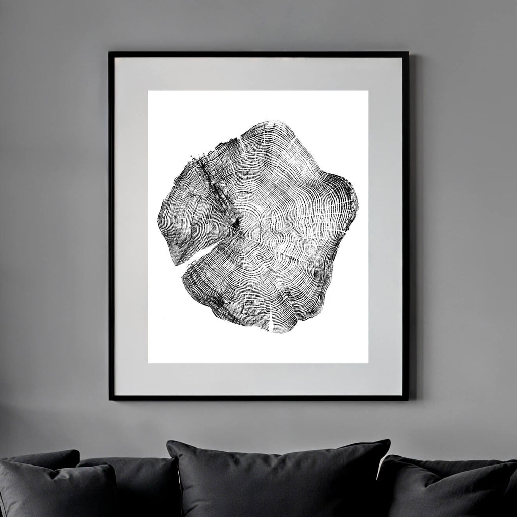 72 — Black Sea Forest · Hand Pressed Print