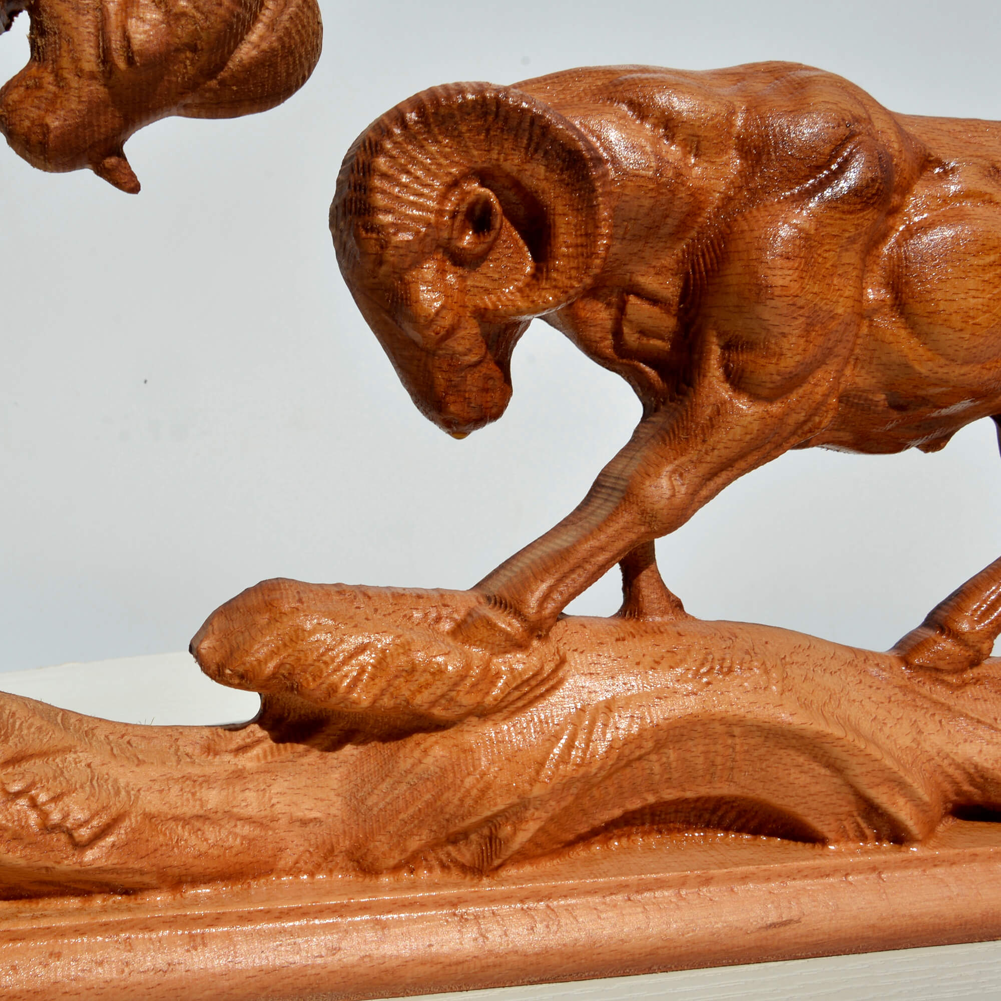 Goat Wall Carving