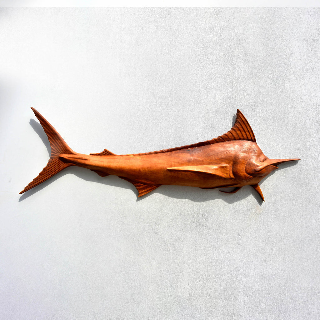 Large Marlin Wall Carving