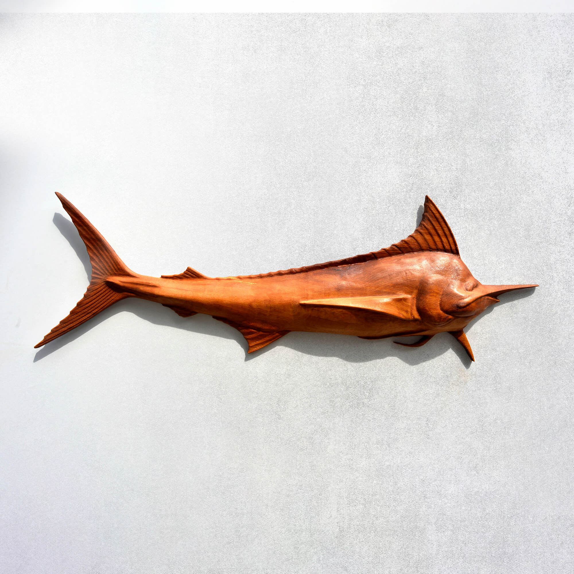 Large Marlin Wall Carving