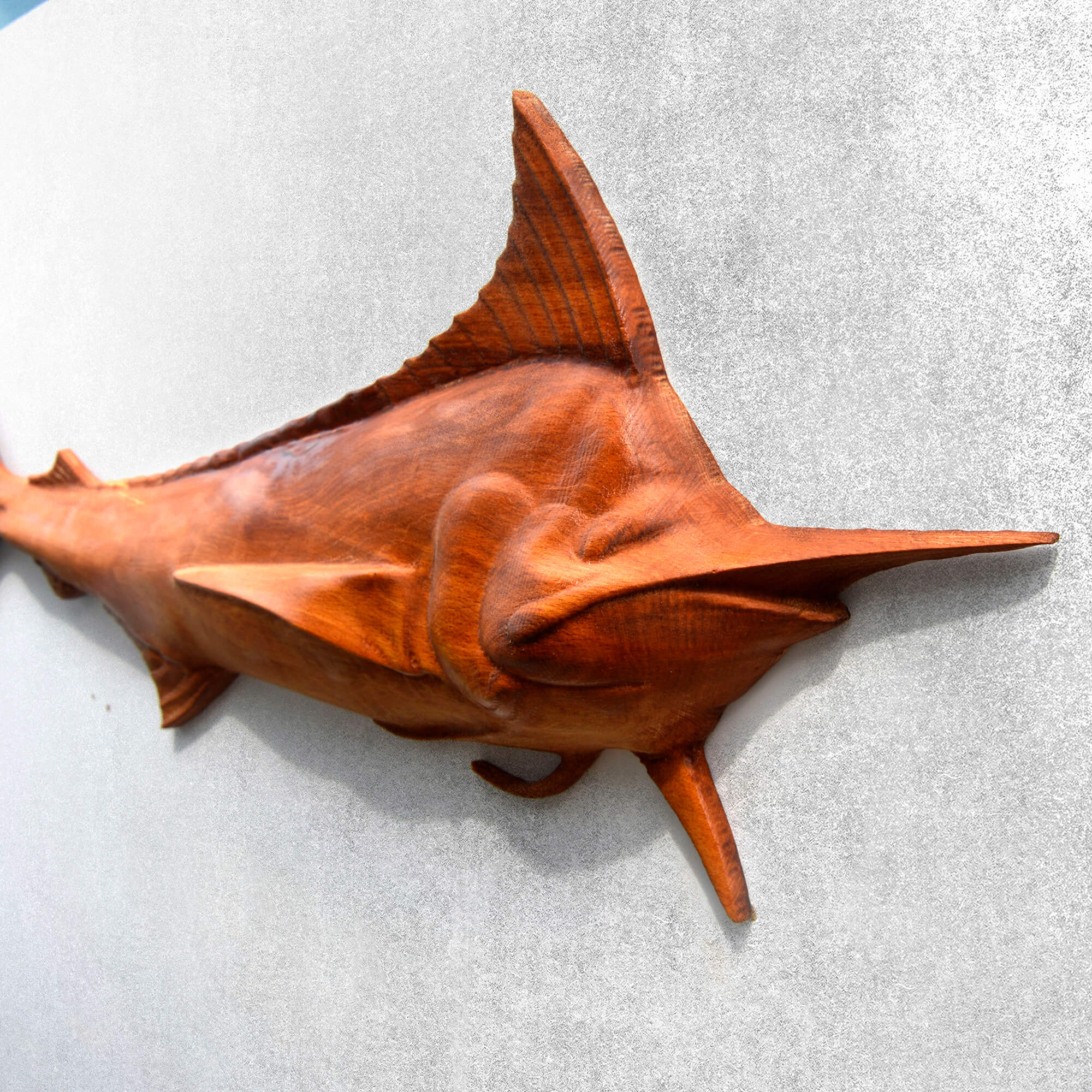 Large Marlin Wall Carving