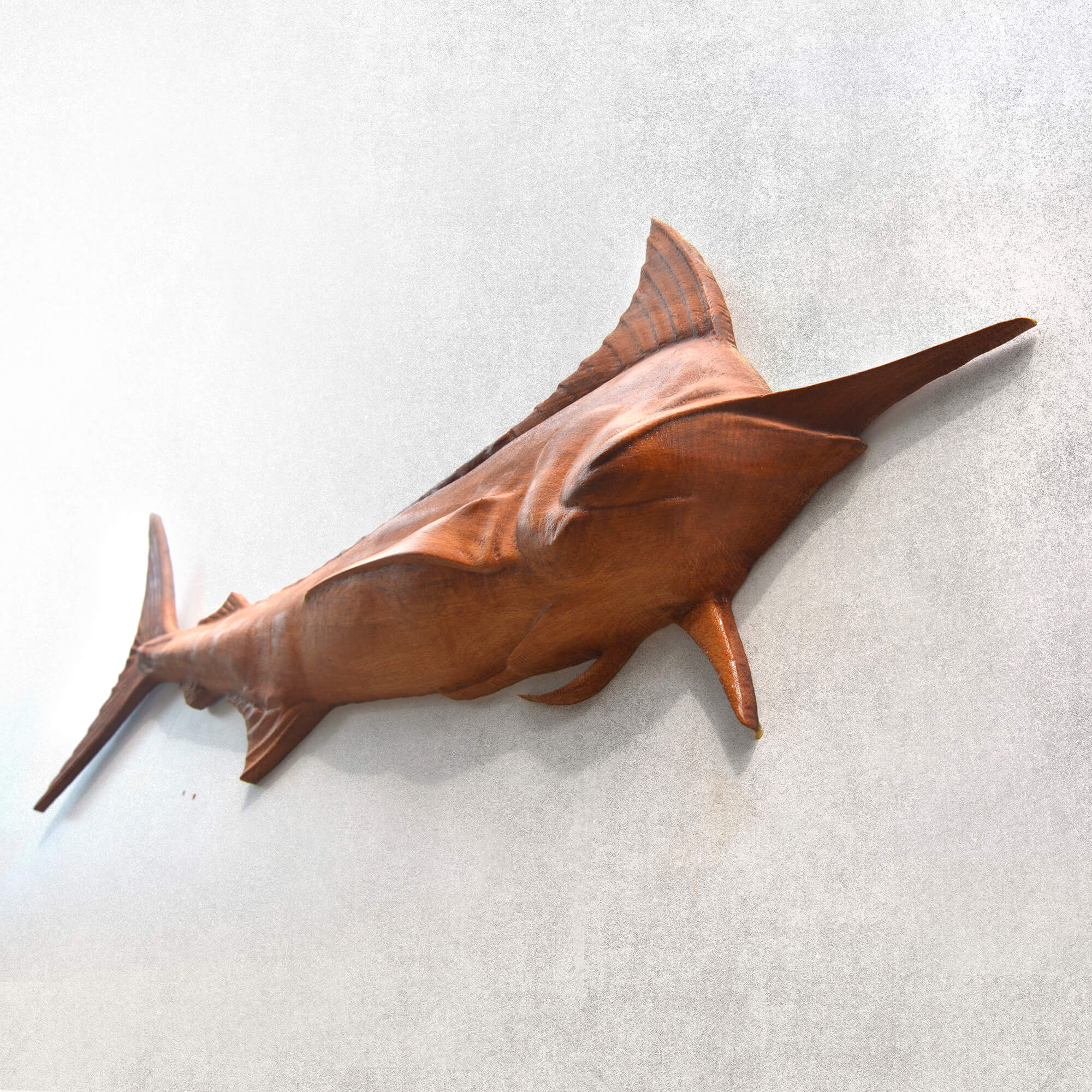 Large Marlin Wall Carving