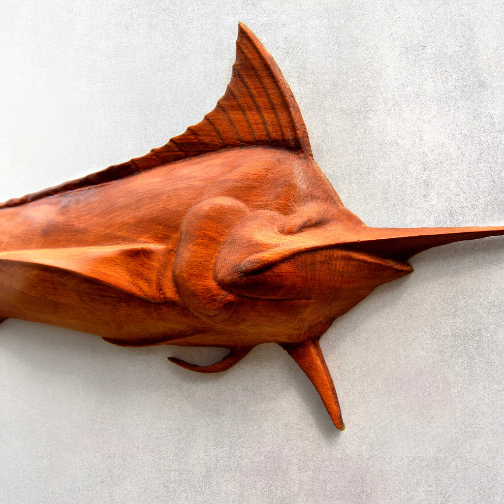 Large Marlin Wall Carving