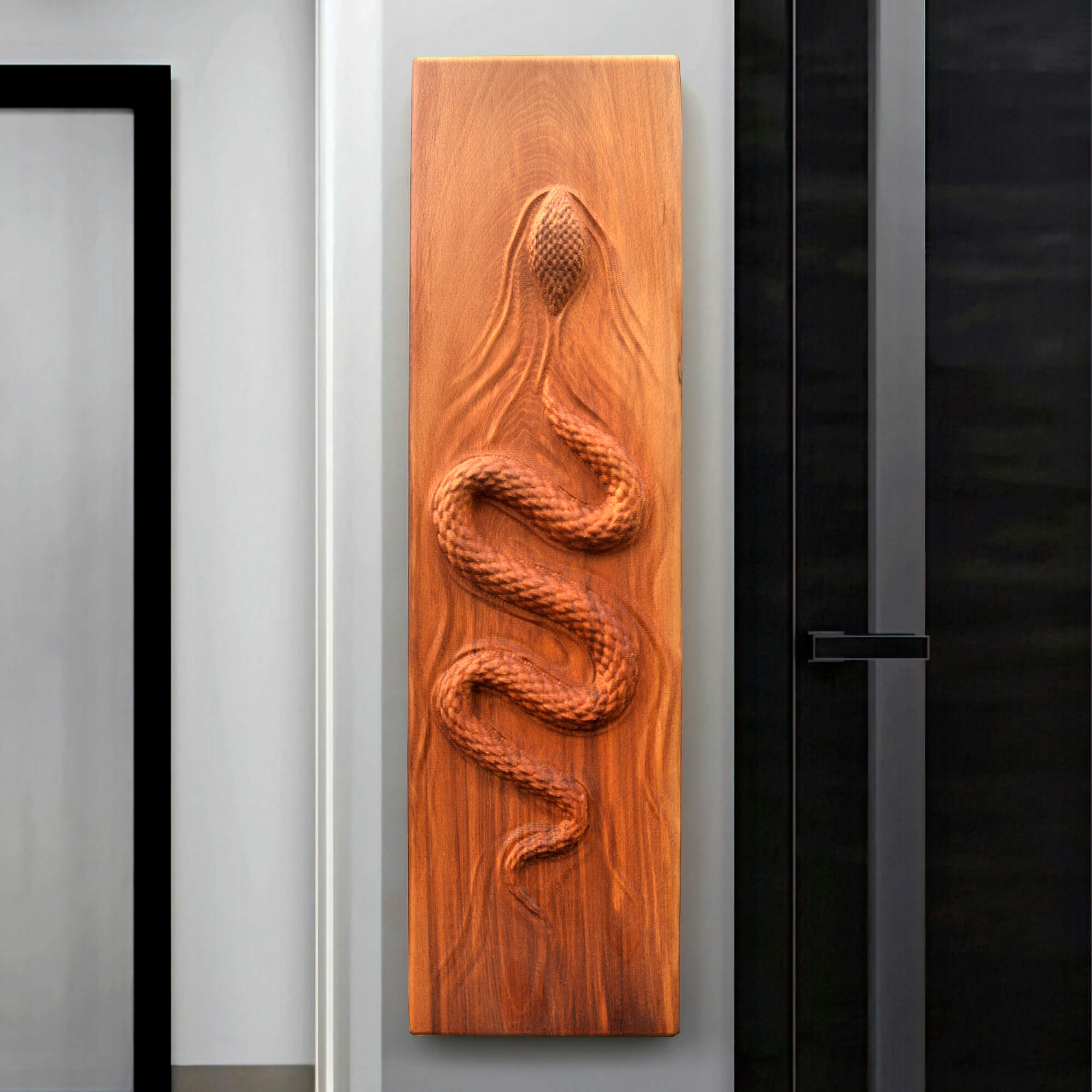Snake Wall Carving