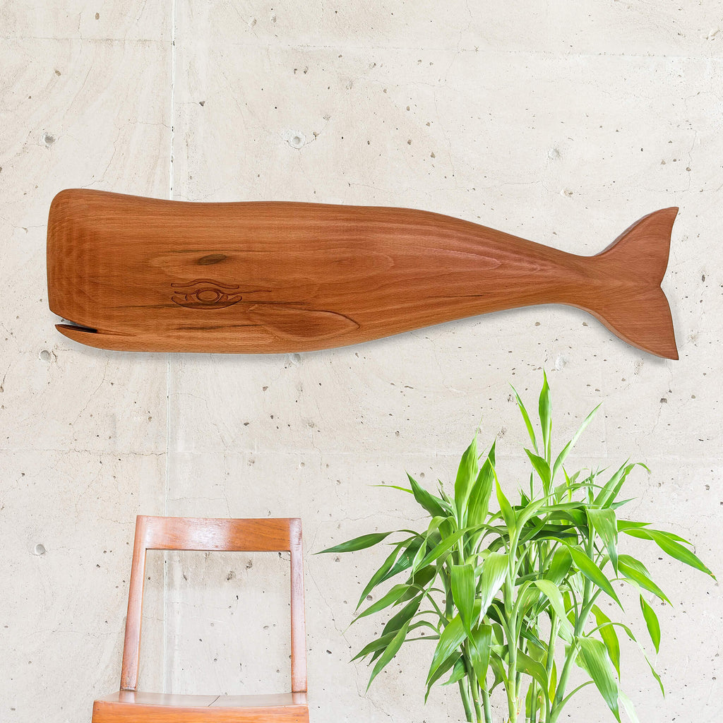 Whale Wall Carving